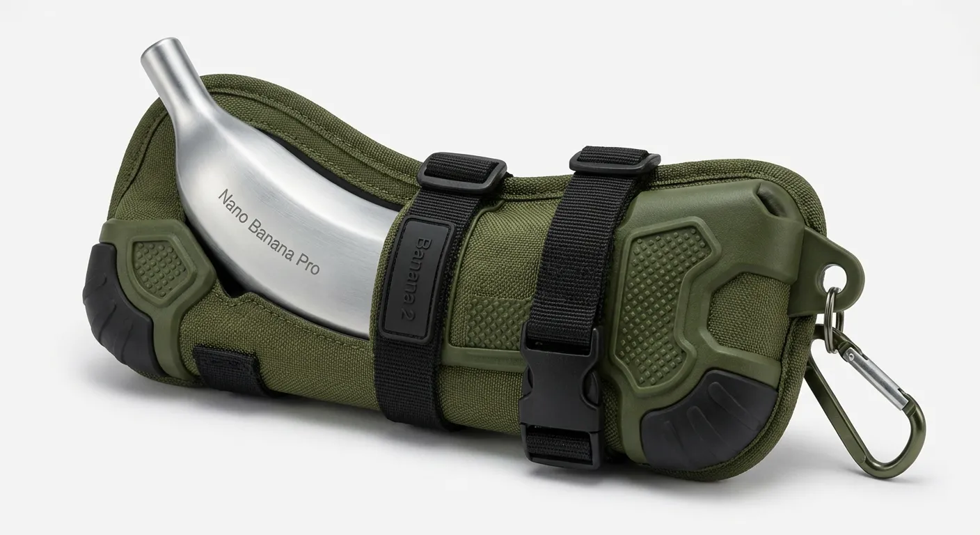 Nano Banana Pro showcase 09 — branded ad creative